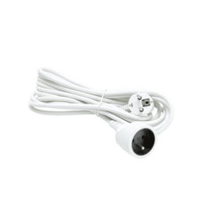 Cablu prelungitor 3m, 16A/50Hz, Platinet 44780, o priza tip german, protectie IP20, alb imagine
