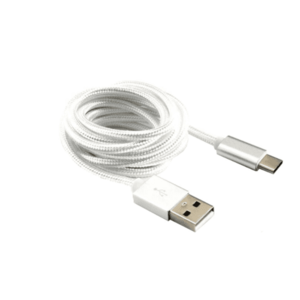 Cablu de date Sbox Fuity USB - Type C, Alb imagine