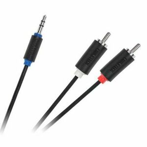 Cablu audio Cabletech KPO3952-10, Jack 3.5 mm - 2 x RCA tata, 10 m imagine