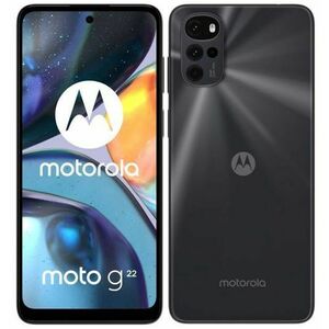 Telefon Mobil Motorola Moto G22, Procesor Mediatek MT6765V/CB Helio G37, Ecran IPS LCD 6.5inch, 4GB RAM, 64GB Flash, Camera Quad 50 + 8 + 2 + 2 MP, Wi-Fi, 4G, Dual sim, Android (Negru) imagine