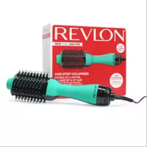 Perie electrica fixa REVLON One-Step Hair Dryer and Volumizer, RVDR5222TE TEAL, pentru par mediu si lung, Turcoaz imagine