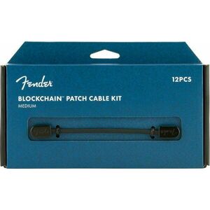 Fender Blockchain Patch Cable Kit MD Negru Oblic - Oblic imagine