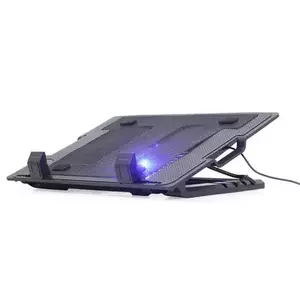 Cooler laptop Gembird NBS-1F17T-01, 17inch, 150mm, Negru imagine