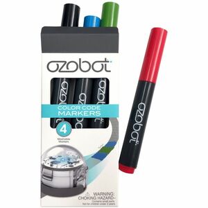 Set de markere colorate pentru Ozobot - 4 buc imagine