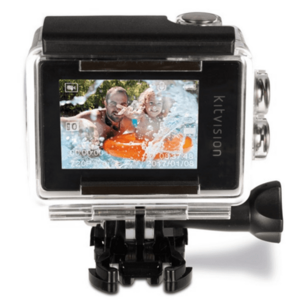 Camera Video de Actiune KitVision Action Camera KVACTCAM2, Filmare HD, Waterproof, Functie Webcam (Alb) imagine