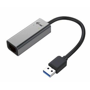 Adapter i-tec USB 3.0 Metal Gigabit Ethernet 1x USB 3.0 do RJ-45 10/100/1000 Mbps LED imagine