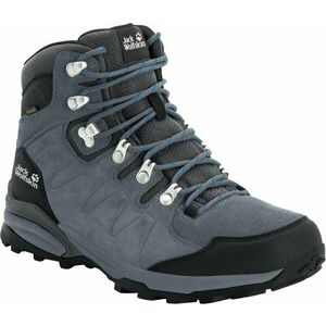 Jack Wolfskin Refugio Texapore Mid Grey/Black 41 Pantofi trekking de bărbați imagine