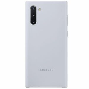 Capac protectie spate Samsung Silicone Cover EF-PN970 pentru Galaxy Note 10 (N970) Silver imagine