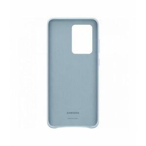 Capac protectie spate Samsung Leather Cover pentru Galaxy S20 Ultra Sky Blue imagine