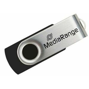 Stick USB MediaRange MR910, 16GB, USB 2.0 (Negru/Argintiu) imagine