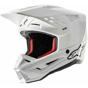 Alpinestars S-M5 Solid Helmet White Glossy S Casca imagine