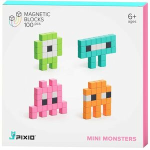 PIXIO Mini Monsters - Construcție magnetică imagine