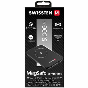 SWISSTEN Power Bank (MagSafe compatible) 5000 mAh imagine