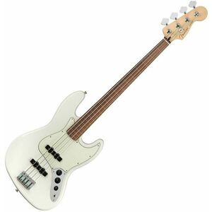 Fender Player Series Jazz Bass FL PF Polar White imagine