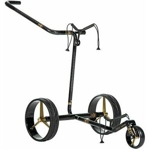 Jucad Carbon 3-Wheel Black/Gold Cărucior de golf manual imagine