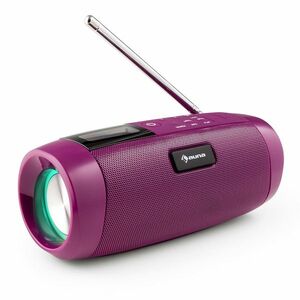 Auna Blaster DAB Radio Blaster DAB Radio portabil cu difuzor Bluetooth, DAB/DAB+/FM, baterie, LCD imagine