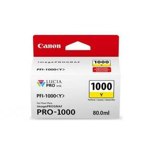 Cartus inkjet Canon PFI1000Y Yellow imagine