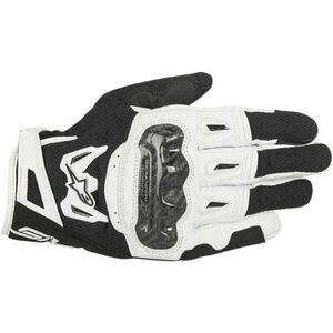 Alpinestars SMX-2 Air Carbon V2 Gloves Black/White L Mănuși de motocicletă imagine