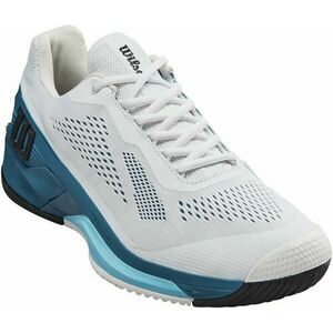 Wilson Rush Pro 4.0 Mens Tennis Shoe White/Blue Coral/Blue Alton 44 Pantofi de tenis pentru bărbați imagine