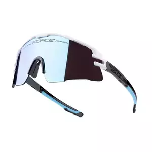 Ochelari Force Ambient, alb/gri/negru, lentila albastra imagine