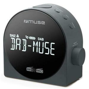 Radio cu ceas Muse M-185 CDB, 2 alarme, radio DAB+/FM (Negru) imagine