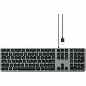 Tastatura Satechi Aluminum pentru Mac, layout US, Space Gray imagine