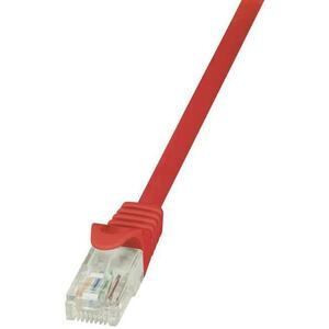 Cablu UTP LogiLink CP1014U, Patchcord, CAT.5e, 0.25m (Rosu) imagine