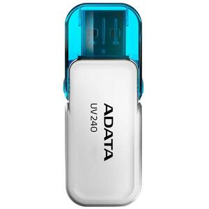 Stick USB A-DATA UV240, 32GB, USB 2.0 (Alb) imagine