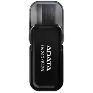 Stick USB A-DATA UV240, 64GB, USB 2.0 (Negru) imagine