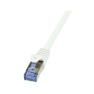 Cablu S/FTP LogiLink CQ3051S, Cat.6A, Patchcord (Alb) imagine