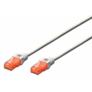 Cablu UTP Digitus DK-1617-100, CAT.6, Patchcord, 10 m (Gri) imagine