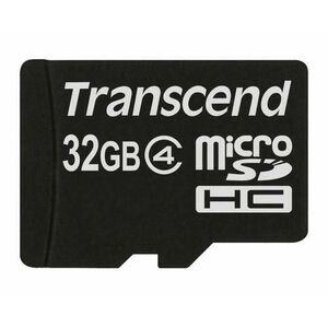 Card de memorie Transcend microSDHC, 32GB, Clasa 4 imagine