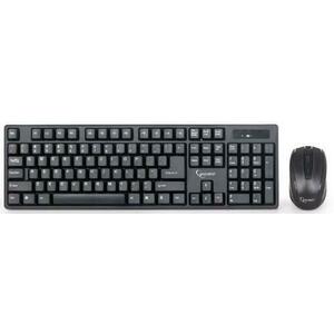 Kit Tastatura si Mouse Wireless Gembird KBS-W-01 (Negru) imagine