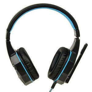 Casti Gaming i-Box X8, Microfon (Negru/Albastru) imagine