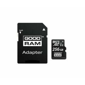 Card de memorie Goodram microSDXC, 256GB, Clasa 10, UHS-I, Adaptor SD imagine