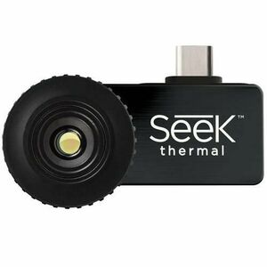 Camera termoviziune Seek Thermal CW-AAA Compact FastFrame 9 Hz, compatibila Android, USB Type-C (Negru) imagine
