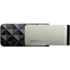 Stick USB Silicon Power Blaze B30, 64GB, USB 3.0 (Negru) imagine