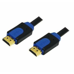 Cablu LOGILINK CHB1102, HDMI - HDMI, 2m, conectori auriti, 4K UHD/60Hz (Negru) imagine