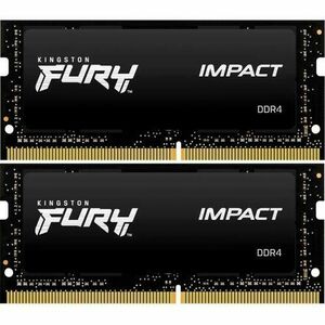 Memorii laptop Kingston Fury Impact 64GB(2x32GB), DDR4-3200Mhz, CL20, Dual Channel imagine