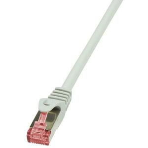 Cablu S/FTP LogiLink CQ2072S, Cat6, LSZH, cupru, 5 m, AWG27, dublu ecranat (Alb) imagine