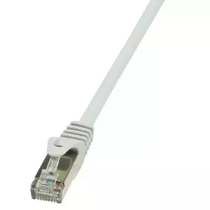 Cablu FTP LOGILINK Cat6, cupru-aluminiu, 0.5 m, gri, AWG26, ecranat CP2022S imagine