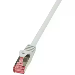 Cablu retea Logilink PrimeLine CAT6 Patch Cable S/FTP 0.5m grey imagine