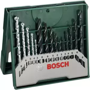 Set burghie Bosch Miniset X-Line, 15 buc., mixt imagine