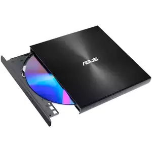 DVD writer extern ASUS ZenDrive U8M, 8X, ultra-subtire 13.9mm, suport M-DISC, USB tip C, compatibil Windows si Mac OS, Nero BackItUp, E-Green, Negru imagine