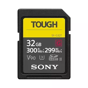 Card de memorie Sony SDHC Tough Professional, 32GB, UHS-II, Class 10, R300MB/s, W300MB/s imagine