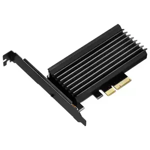 Adaptor Raidsonic ICYBOX- card pentru conectare SSD tip M.2 , PCIE / NVMe, cu radiator, model IB-PCI214M2-HSL imagine
