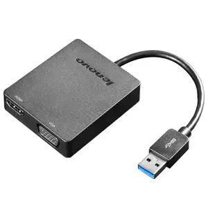Adaptor video Lenovo, Universal, USB 3.0, VGA, HDMI imagine