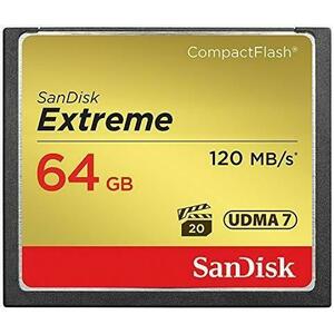 Card de memorie SanDisk Compact Flash Extreme, 64GB, 120MB/s imagine