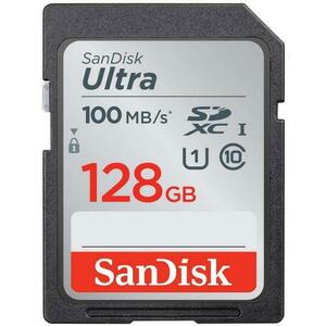 Card de memorie SanDisk Ultra SDXC SDSDUNR-128G-GN3IN, 128GB, UHS-I, Clasa 10 imagine