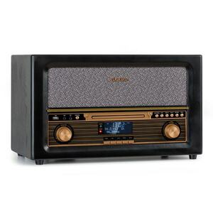Auna Belle Epoque 1906 DAB, sistem stereo retro, radio, radio DAB, radio UKW, redare MP3, BT imagine